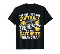 Je ne suis Pas n'importe Quelle Grand-mère de Softball, Je suis la Grand-mère des Catchers. T-Shirt