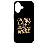 Je ne suis Pas Paresseux, Je suis en Mode économie d'énergie C'est drôle Coque pour iPhone 17