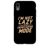 Je ne suis Pas Paresseux, Je suis en Mode économie d'énergie C'est drôle Coque pour iPhone XR