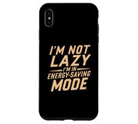 Je ne suis Pas Paresseux, Je suis en Mode économie d'énergie C'est drôle Coque pour iPhone XS Max