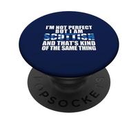 Je NE suis Pas Parfait mais ÉCOSSAIS C'est Un Peu PAREIL Meme on Back PopSockets PopGrip Adhésif