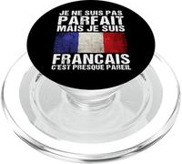 Je Ne suis Pas Parfait mais Français Cadeau France Vintage PopSockets PopGrip pour MagSafe