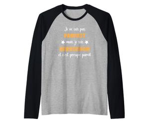 Je ne suis Pas Parfait mais Je suis berrichon Manche Raglan
