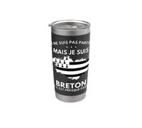 Je ne suis pas parfait, mais je suis Breton Brittany Gobelet isotherme en acier inoxydable double paroi