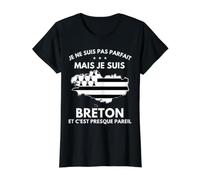 Je ne suis Pas Parfait, mais Je suis Breton Brittany T-Shirt Graphique avec Valeur