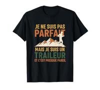 Je ne suis Pas Parfait mais Je suis traileur Humour Running T-Shirt