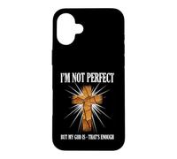 Je ne suis Pas Parfait, mais Mon Dieu, ça Suffit Coque pour iPhone 16 Plus