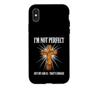 Je ne suis Pas Parfait, mais Mon Dieu, ça Suffit Coque pour iPhone X/XS