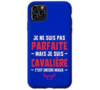 Je Ne suis Pas Parfaite mais Cavalière C'est Encore Mieux Coque pour iPhone 11 Pro Max