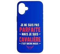 Je Ne suis Pas Parfaite mais Cavalière C'est Encore Mieux Coque pour iPhone 16 Plus