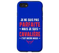 Je Ne suis Pas Parfaite mais Cavalière C'est Encore Mieux Coque pour iPhone SE (2020) / 7/8