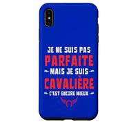 Je Ne suis Pas Parfaite mais Cavalière C'est Encore Mieux Coque pour iPhone XS Max