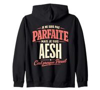 Je Ne suis Pas Parfaite mais Je suis AESH Humour Sweat à Capuche