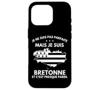 Je Ne suis Pas Parfaite mais Je suis Bretonne Bretagne Coque pour iPhone 16 Pro