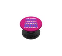 Je Ne suis Pas Parfaite mais Je suis Supportrice De Bastia PopSockets PopGrip Adhésif