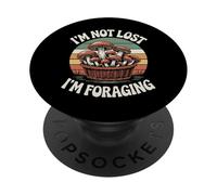 Je ne suis Pas Perdu, Je Cherche Un Champignon mycologue fourrageur PopSockets PopGrip Adhésif