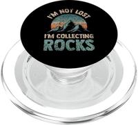 Je ne suis Pas Perdu Je collectionne des Roches Géologie Géologue des Pierres PopSockets PopGrip pour MagSafe