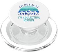 Je ne suis Pas Perdu Je collectionne des Roches Géologie Géologue des Pierres PopSockets PopGrip pour MagSafe
