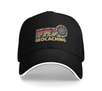 Je ne suis Pas Perdu, Je Fais du géocaching fête à la Piscine, Casquettes de Baseball, Chapeau de Plage Haut de Gamme Masculin, Casquette de Camionneur Hip-hop, Coton