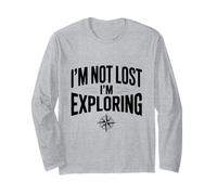 Je ne suis Pas Perdu, j'explore Les Voyages d'aventuriers Manche Longue