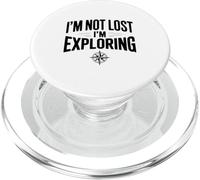 Je ne suis Pas Perdu, j'explore Les Voyages d'aventuriers PopSockets PopGrip pour MagSafe