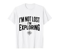 Je ne suis Pas Perdu, j'explore Les Voyages d'aventuriers T-Shirt