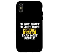 Je ne suis Pas Petit, Je suis Juste Plus Terre à Terre Que la Plupart des Gens Coque pour iPhone X/XS