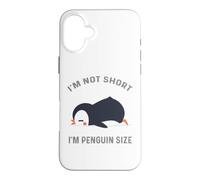 Je ne suis Pas Petit, Je suis Un Pingouin de la Taille d'un Mignon Amateur de Pingouins Coque pour iPhone 16 Plus