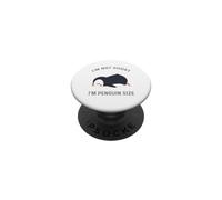 Je ne suis Pas Petit, Je suis Un Pingouin de la Taille d'un Mignon Amateur de Pingouins PopSockets PopGrip Adhésif