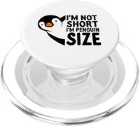 Je ne suis Pas Petit, Je suis Un Pingouin de la Taille d'un Pingouin, Disent des Animaux de Zoo PopSockets PopGrip pour MagSafe