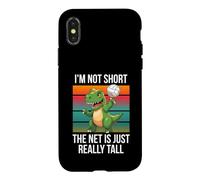 Je ne suis Pas Petit, Le Filet est Juste Un très Grand Ballon de Volley-Ball T-Rex Coque pour iPhone X/XS