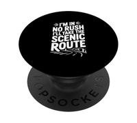 Je ne suis Pas pressée, Je Vais emprunter la Route panoramique Life Journey PopSockets PopGrip Adhésif