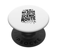 Je ne suis Pas pressée, Je Vais emprunter la Route panoramique Life Journey PopSockets PopGrip Adhésif