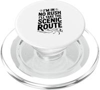 Je ne suis Pas pressée, Je Vais emprunter la Route panoramique Life Journey PopSockets PopGrip pour MagSafe