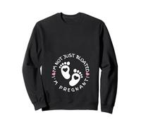 Je ne suis Pas Seulement ballonnée, Je suis Enceinte! Annonce de Grossesse Sweatshirt