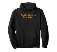 Je ne suis Pas têtu. J'Ai Raison. Femme Irlandaise Sweat à Capuche