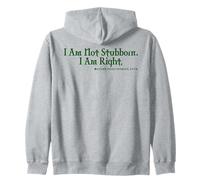 Je ne suis Pas têtu. J'Ai Raison. Femme Irlandaise Sweat à Capuche