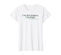 Je ne suis Pas têtu. J'Ai Raison. Femme Irlandaise T-Shirt