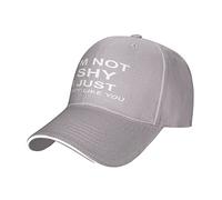 Je Ne suis Pas Timide, Je Ne t'aime Pas Casquettes Respirant Bonnet De Golf Classique Sunhat pour Homme Extérieur Été