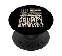 Je ne suis Pas Toujours grincheuse, Parfois Je suis sur ma Moto PopSockets PopGrip Adhésif