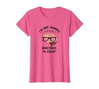 Je ne suis Pas Toujours Intelligente, Parfois Je Dors (drôle de Cerveau) T-Shirt, Femme, Rose chiné, M