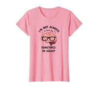 Je ne suis Pas Toujours Intelligente, Parfois Je Dors (drôle de Cerveau) T-Shirt, Femme, Rose, XXL