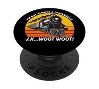 Je ne suis Pas Toujours Un Accident de Train, Je plaisante, drôle pour Les Femmes PopSockets PopGrip Adhésif