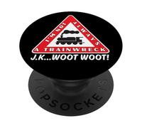 Je ne suis Pas Toujours Un Accident de Train, Je plaisante, drôle pour Les Femmes PopSockets PopGrip Adhésif