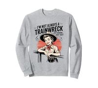 Je ne suis Pas Toujours Un Naufrage, Je plaisante, Toot Toot Sarcastic Sweatshirt