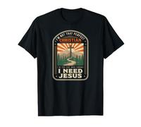 Je ne suis Pas Un chrétien Parfait, Je Sais Que J'Ai Besoin de Jésus T-Shirt Graphique avec Valeur