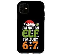 Je ne suis Pas Un Elfe, Je n'ai Que 6-7 Ans - Funny Meme Six Seven Christmas Coque pour iPhone 11