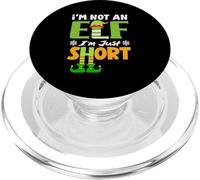 Je ne suis Pas Un Elfe, Je suis Juste Un Petit Bonhomme de Noël drôle PopSockets PopGrip pour MagSafe