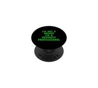 Je ne suis Pas Un Hacker Je suis Un Ordinateur Professionnel de la cybersécurité PopSockets PopGrip Adhésif