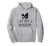 Je ne suis Pas Un Hugger Skull Blood Sweat à Capuche